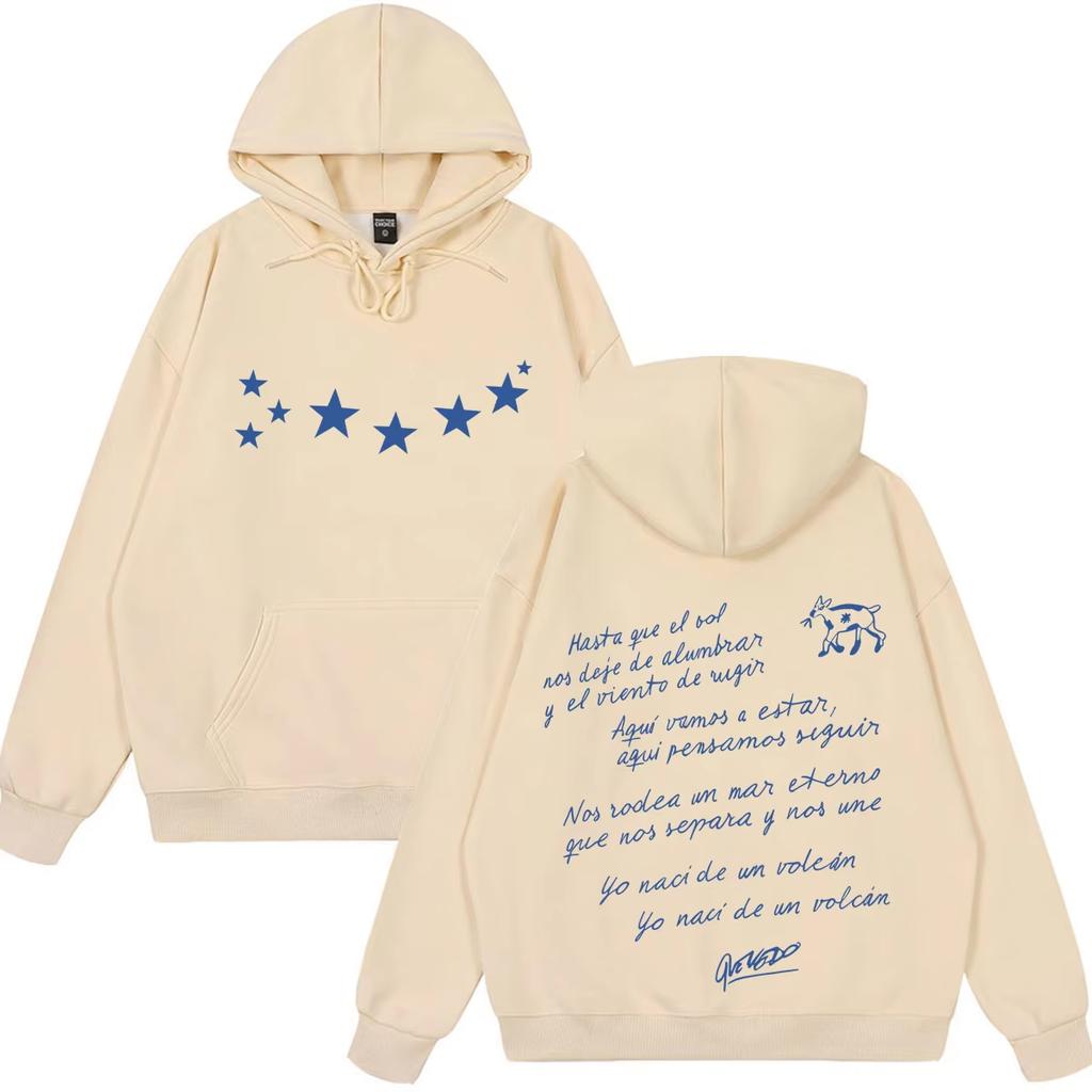 QUEVEDO EL BAIFO Album 2026 Tour Graphics Hoodie Men Women Fashion Hoodies Fashion Print Long Sleeve Unisex Casual Print sweatshirt Oversized