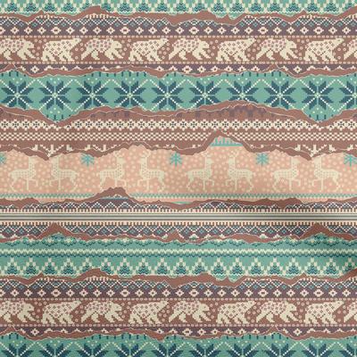 Cotton Flex Dark Beige Fabric Merry Christmas Quilting Supplies Print Sewing Fabric By The Yard 40 Inch