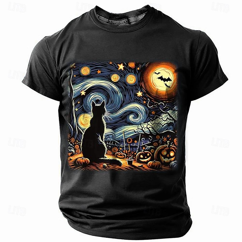 

Мужская футболка с графическим принтом, повседневная, с коротким рукавом, винтажная футболка, мужская свободная одежда, уличная мода, свитер с круглым вырезом, толстовка S