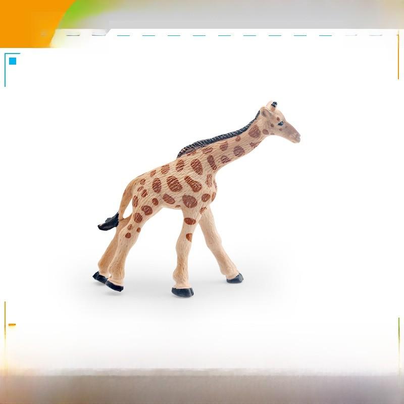 

Pvc Animal Model Giraffe Scene Decor Kids Educational Plaything Style C