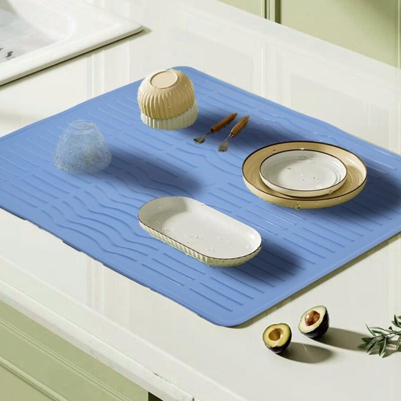 Tampa de Fogão Silicone Tampa de Fogão para Fogão Elétrico Tapete de Fogão Resistente ao Calor Tapete Grande de Secagem para Fogão de Cozinha
