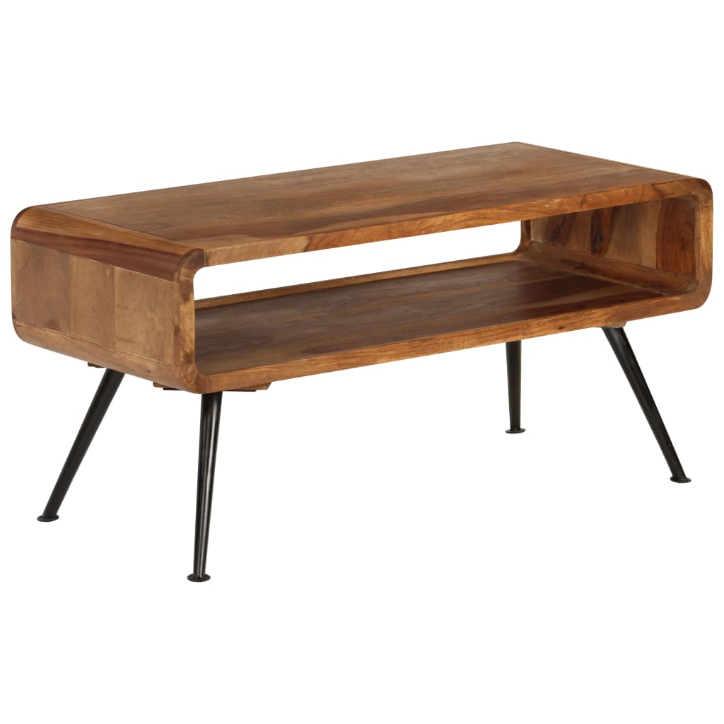 Coffee Tables Coffee Table Solid Sheesham Wood 95X40x45 Cm