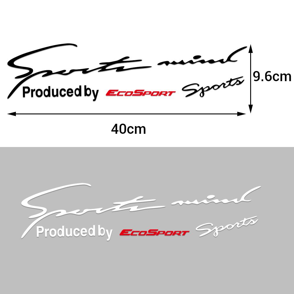 GDZJ3 Vinyl Car Logo Headlight Eyebrow Sticker Decor Accessories Auto Styling For Ford Mustang Focus Kuga Mondeo Fiesta Escape Edge