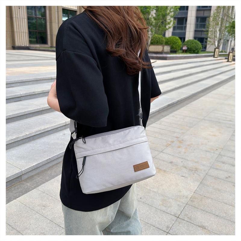 Culoare uni, Geantă din nailon, Geantă de damă, Multifuncțională, Casual, Impermeabilă, Portabilă, Geantă de umăr uniformă, Geantă crossbody