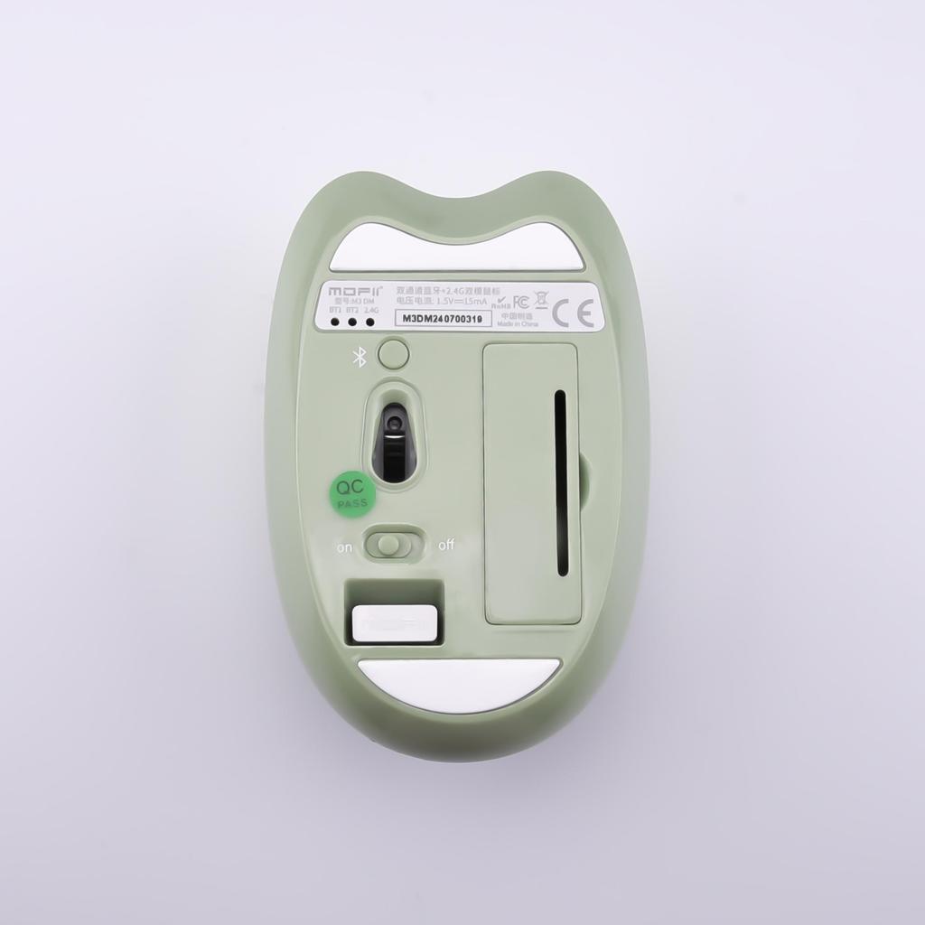 Mofii M3DM Ratón Inalámbrico Bluetooth de Modo Dual Chic – Ratón Inalámbrico Silencioso para Portátil y Trabajo de Oficina