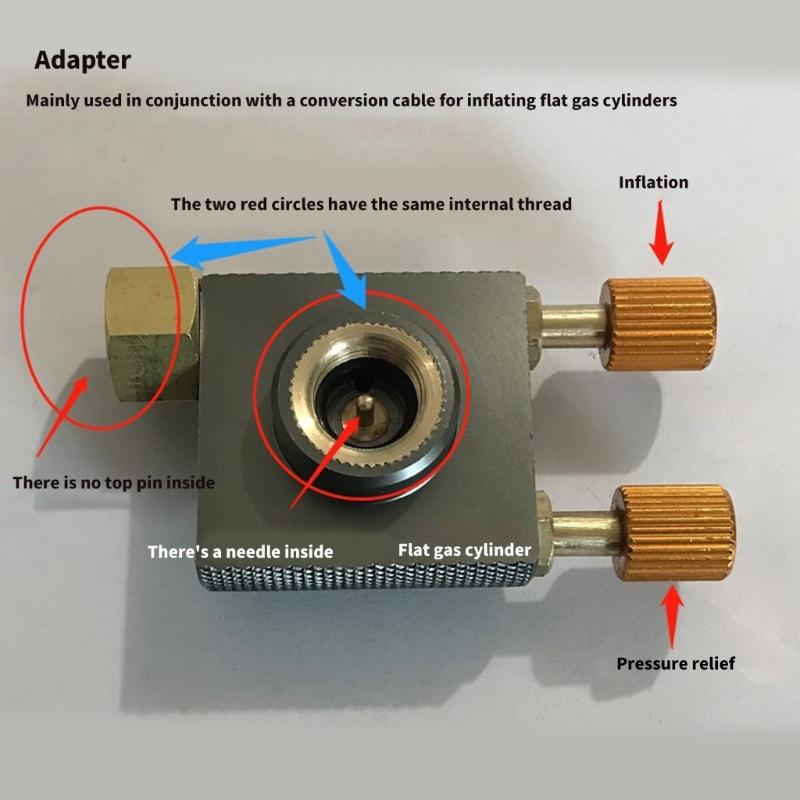 Small Conversion Adapters Set Universal Heat Resistant Materials For Emergency Travel Accessories