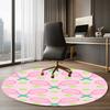 tennis Printed Round Rug Carpet Chair Rug Area Rug Entryway Doormats,for Office Chair Living Room Bedroom Kitchen Room.