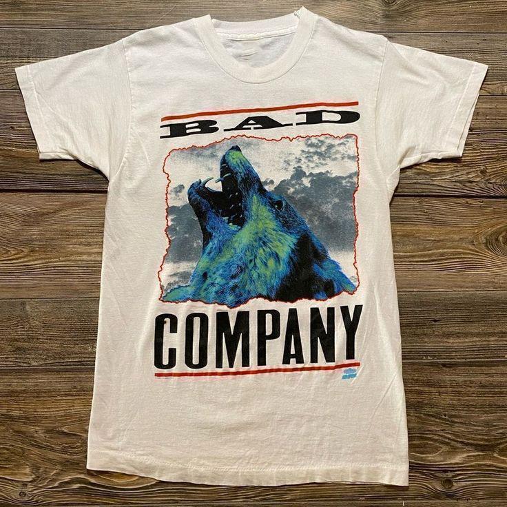 

Vintage Bad Company 1991 TShirt Short Sleeve Gift Adult S5XL NZ034 Unisex T-Shirt XXL