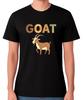 GOAT T-Shirt Lustiges Ziegen Tier Grafik Top Bauernhof Humor Unisex Tee