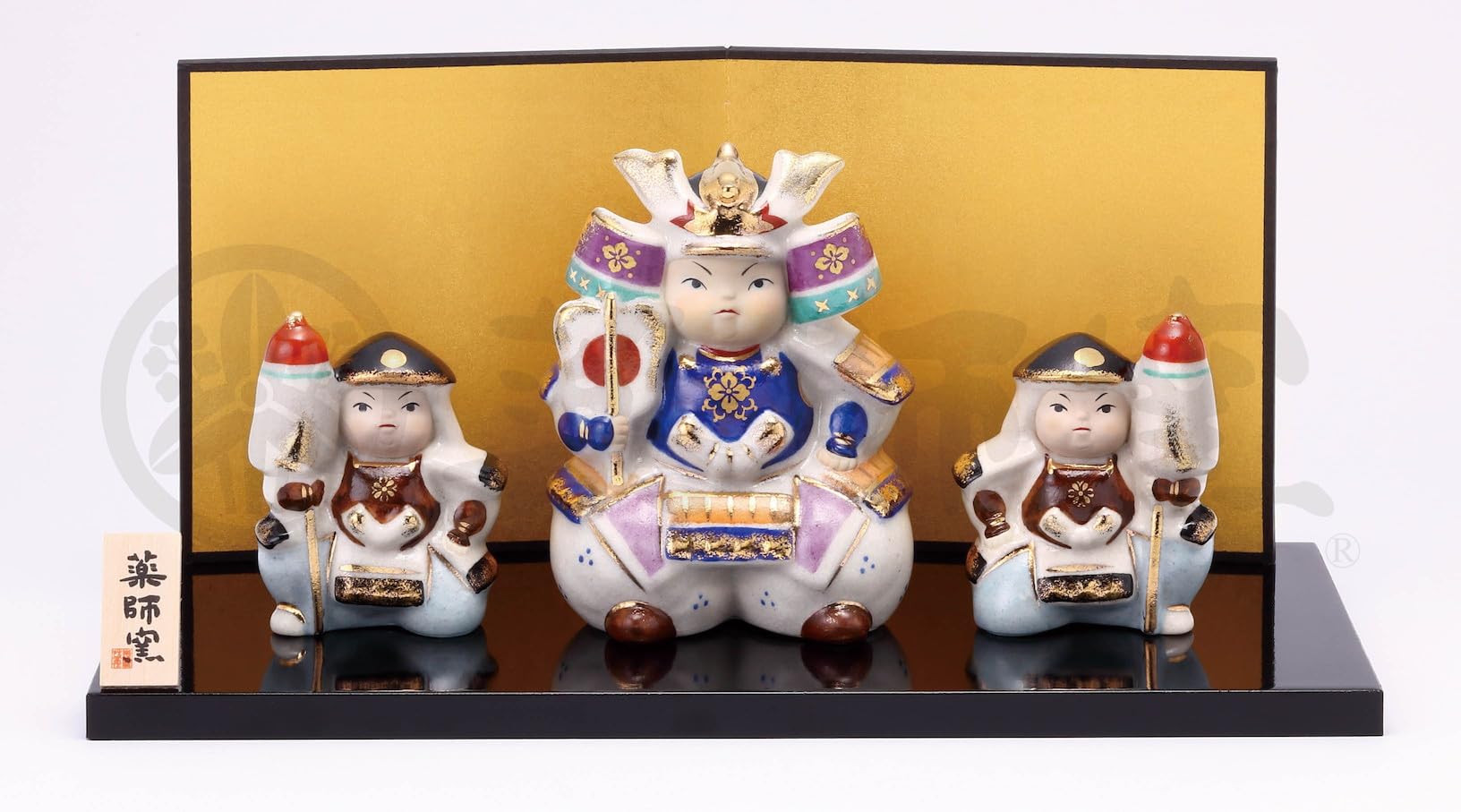 

Керамическое украшение первого генерала для майского фестиваля кукол [(Генеральная) 13, (сопровождающий) 8,5 см] Для мальчика