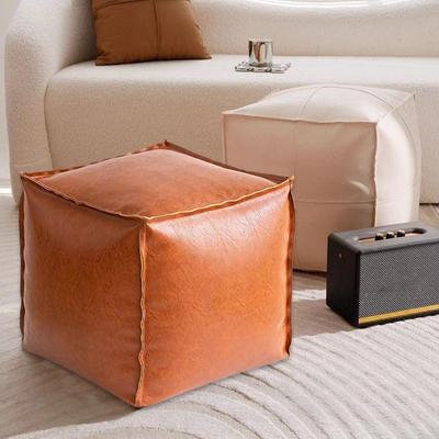 Soft Seat Fillable Storage Foot Stools Bag Foldable Toy Chests Chair Versatile Bedroom Bench For Workplace Fillable Pad