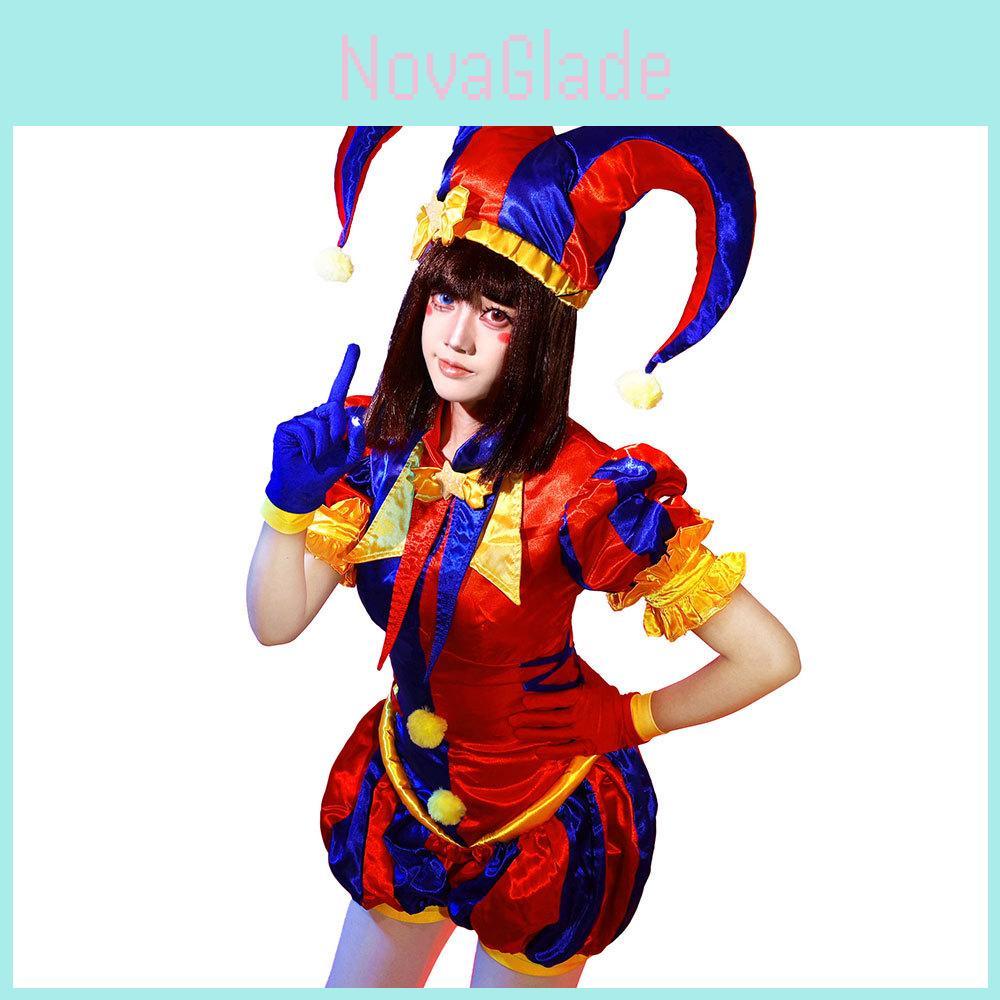 The Amazing Digital Circus Pomni Cosplay Jumpsuit For Halloween Costume Party