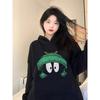 Fleece American High Street Hip Hop Hooded Sweater Women's Loose Couple Men's and Women's Trendy Brand Long-sleeved Casual