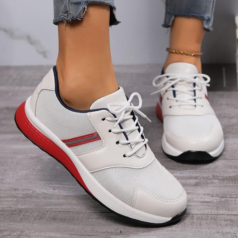 Ladies' Spring Sports Single Shoes, Running Shoes, Spring and Autumn Shoes, Soft Soled, Lightweight, Casual and Comfortable