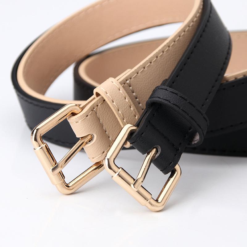 

Trendy Women s Versatile Sweater Coat with Decorative Waist & Leather Jeans Belts