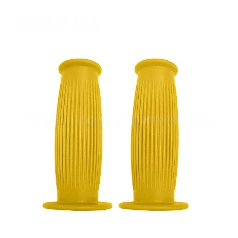 22MM Vintage Rubber Moto Handlebar Grips Anti-Slip Universal Fit for Cafe Racer Old School Bike Mod
