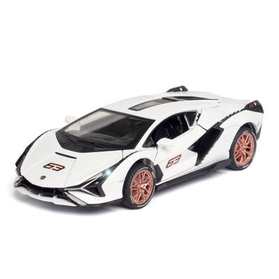 1/32 Lamborghini SIAN Alloy Sports Car Model Diecast Car Central Control Ornaments Trendy Ornaments Collect Hobby Products Gift