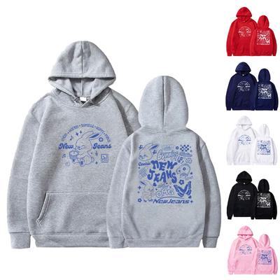 Women's Casual Fashion Print Long Sleeve O-Neck Hoodie Pullover Top