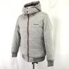 CONVERSE padded jacket men L gray removable hood coat jumper(USED)