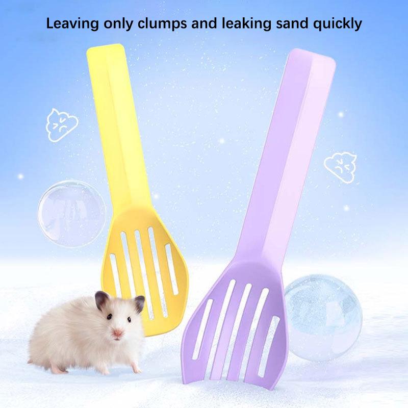 Plastic Litter Scoop Small Hamster Squirrel Small Animal Litter Shovel Toilet Sand Waste Scooper Cleaning Shovel Pet Supplies