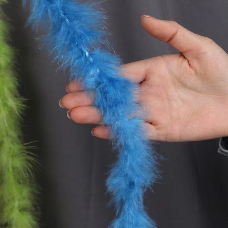 Fine Flat Feather Strip Turkey Top Strip Clothing Accessories Accessories Christmas Gifts Toys Decoration Handmade Materials