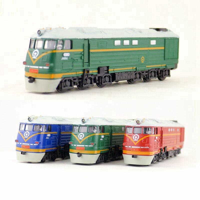 Simulation Dongfeng Alloy Train Model Toy With Sound And Light Functions