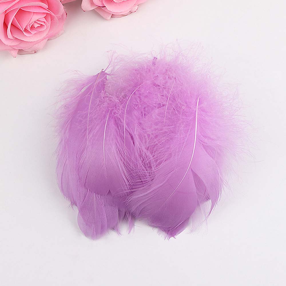 Goose Feather 6cm~11cm For Beautiful Decoration Handicraft Gift Box DIY 50/100/150pcs Colorful Goose Feathers
