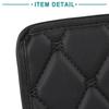 ACROPIX Center Console Lid Auto Armrest Cover U Leather Pad Mat Universal Black 1 Pc