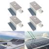 4/10Pcs Solar Middle Clamp PV For Frame Aluminum Alloy Solar Panel Pressure Block Solar Photovoltaic Bracket For Frame Modules