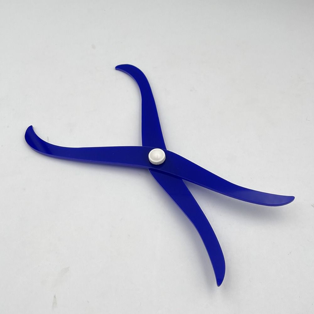 

Керамический штангенциркуль с изогнутыми ножками для измерения диаметра, инструмент для измерения керамических скульптур из глины синий