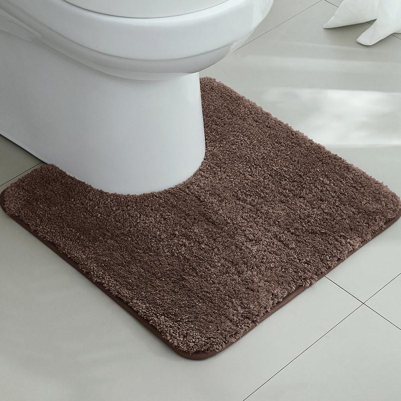Anti-Slip Absorbent U-Shaped Bathroom Toilet Mat