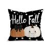 1 Stück Halloween Kürbis Kissenbezug Für Zuhause Wohnzimmer Schlafzimmer Sofa Büro Dekorative Kissenbezüge Weiche Überwurfskissen 45X45cm