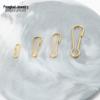 Clips de Fivela para Joias DIY Banhados a Ouro & Ganchos para Chaves