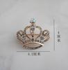 Fashion Pearls Crown Brooches Korean Boutique Rhinestone Brooch Geometric Buckles Anti Exposure Shirt Collar Pins Accessories