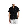 Polo Ralph Lauren Ss24 Solid Color Logo Embroidered Single-Breasted Short Sleeve Shirt Men shirts Black MNPOWOV1N820768-001