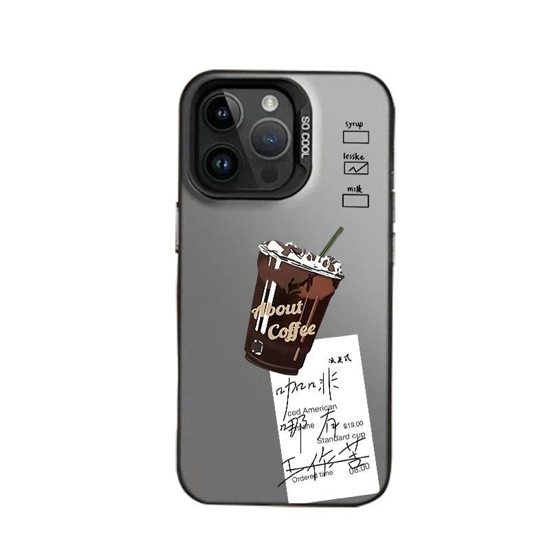 American Coffee Print Creative Hard Protective Phone Case For Apple Iphone