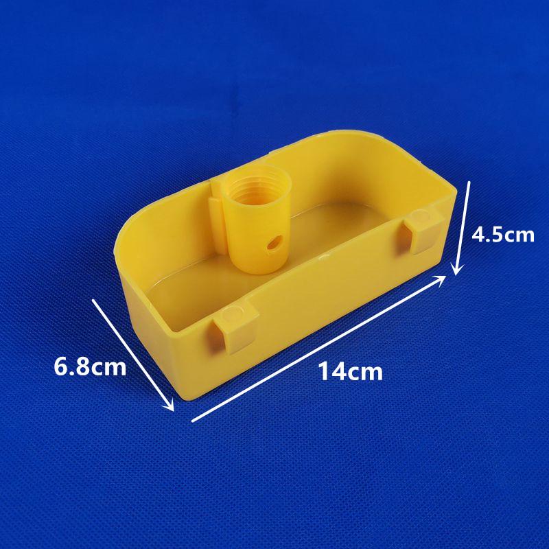 Pigeon Food and Water Dispenser with Lid - Anti-Spill Feeder Trough