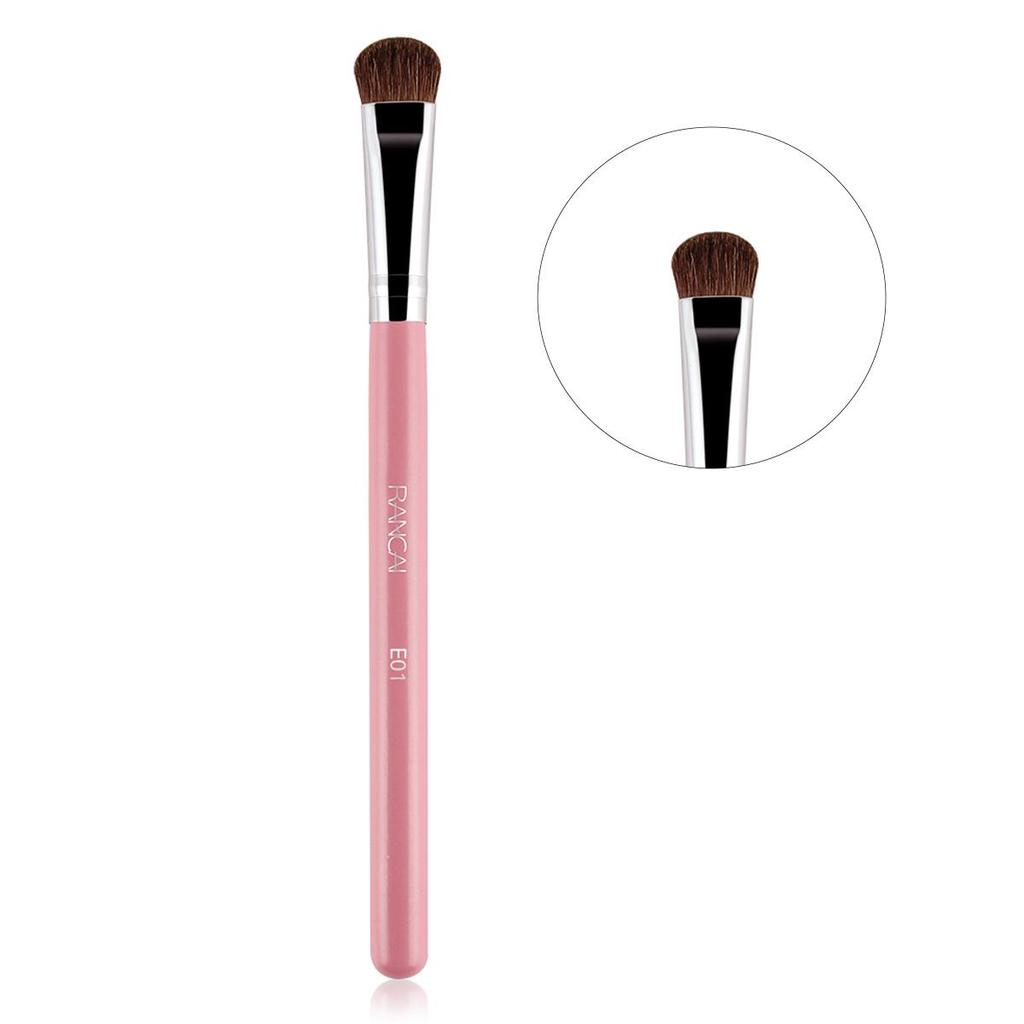 Tragbarer reiner Pferdehaar Lidschatten Verblenderpinsel - Große weiche Borste für Augen-Make-up