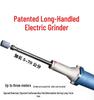 Extended Electric Grinder with Long Handle and Straight Grinding Head for Inner Hole Polishing