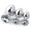 3 STK/sett Metal Anal Leker For Kvinner Voksen Sex Produkter Menn Butt Plug Rust Stål Anal Plug Sex-leke Anal Dildo Toys