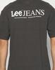 Lee logo loose TEE Washed Black very loose black T-shirt t-shirt M