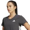 Adidas Adizero Running Short Sleeve JOM31 Black T-Shirt Women's (JF3480) J/3XL