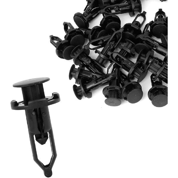 

30pcs Push-Type Automotive Clips Rivets Retainers Fender Bumper Fasteners Clips 52161-02020 for Toyota Auto Replacement Parts