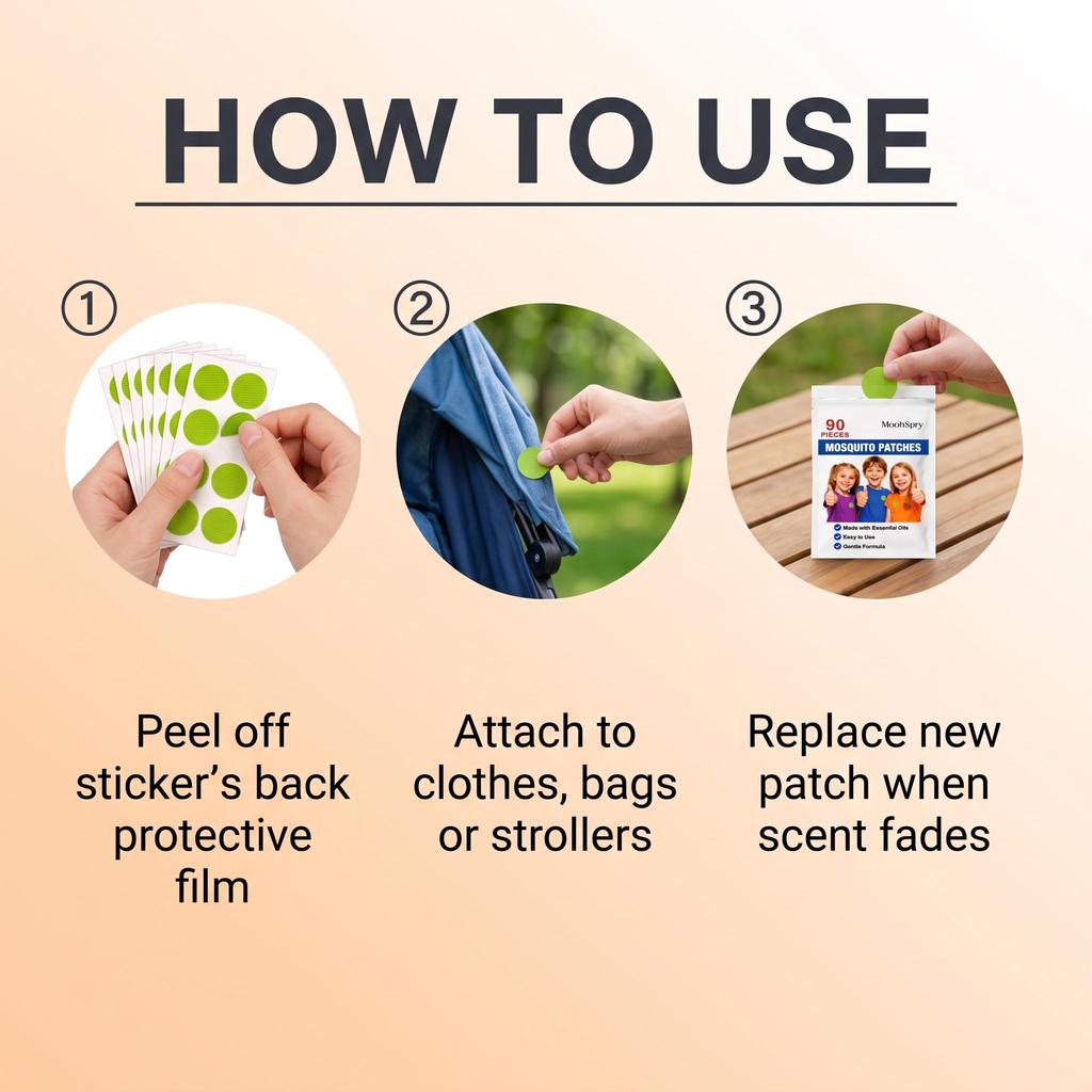 Mosquito Repellent Sticker Non-woven Material Scent Release Outdoor Camping Adult Children Portable Sticker