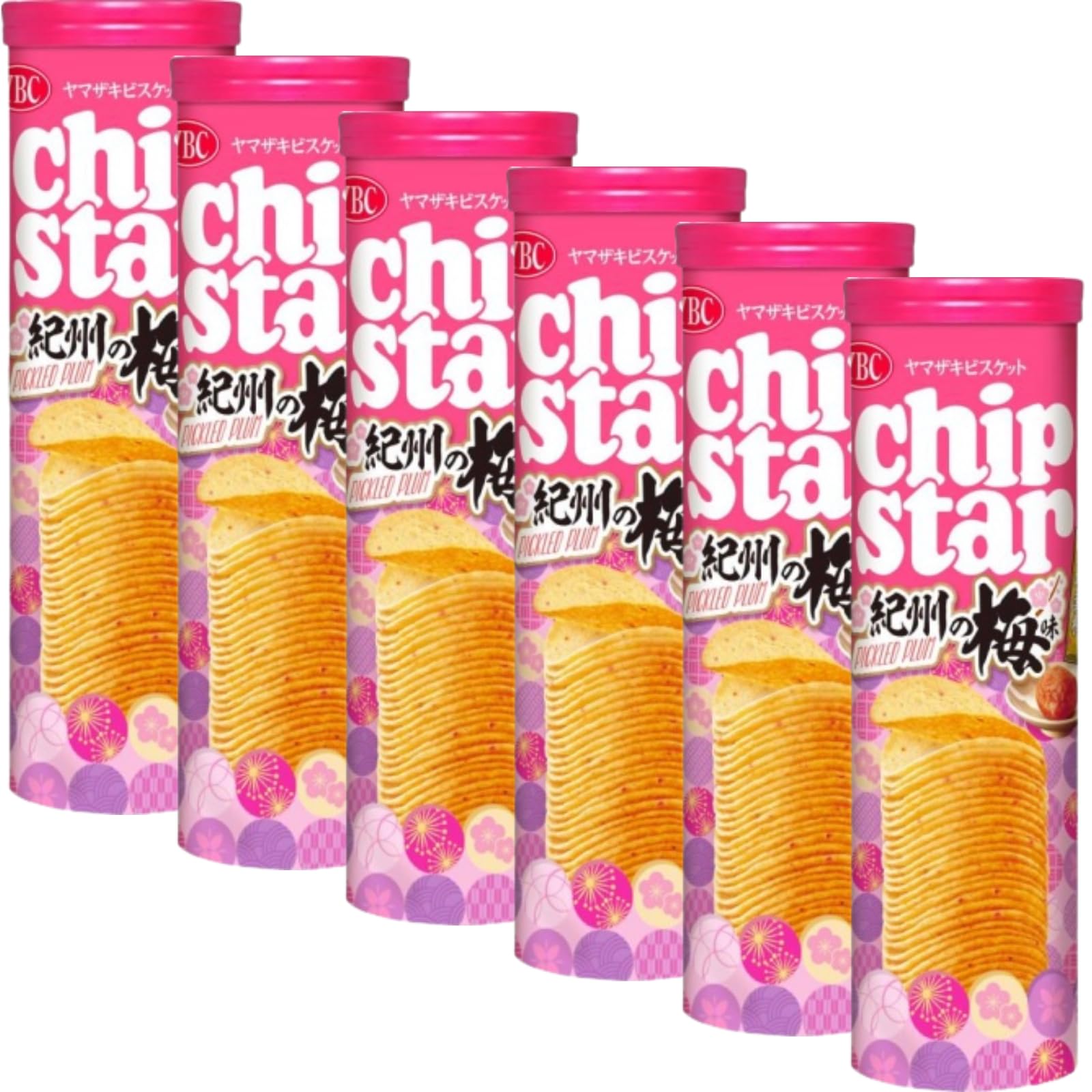 

Печенье Yamazaki Chip Star L Kishu со вкусом сливы 105 г x 6 шт. набор [Оптовая закупка]