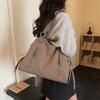 Large Capacity Commuter Bag Women's Shoulder Bag Multi-Zipper Tote Bag