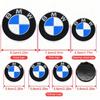 7Pcs Car Front Rear Logo Steering Wheel Center Sticker Hub Covers Accessories For BMW E93 F10 F20 F30 F40 F15 F25 F26 F31 F49 M3