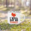 Just A Girl Who Love Fall Printed Creative Enamel Mugs Coffee Cups Holiday Party Wine Juice Handle Mug Best Thanksgiving Gifts