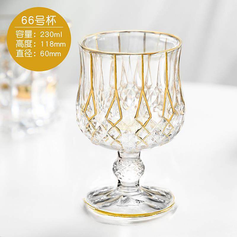 Crystal Cup, Painted Gold, Whisky Cup, Foreign Wine Cup, Phnom Penh Cup, White Wine Cup, White Wine Cup, Juice Cup,