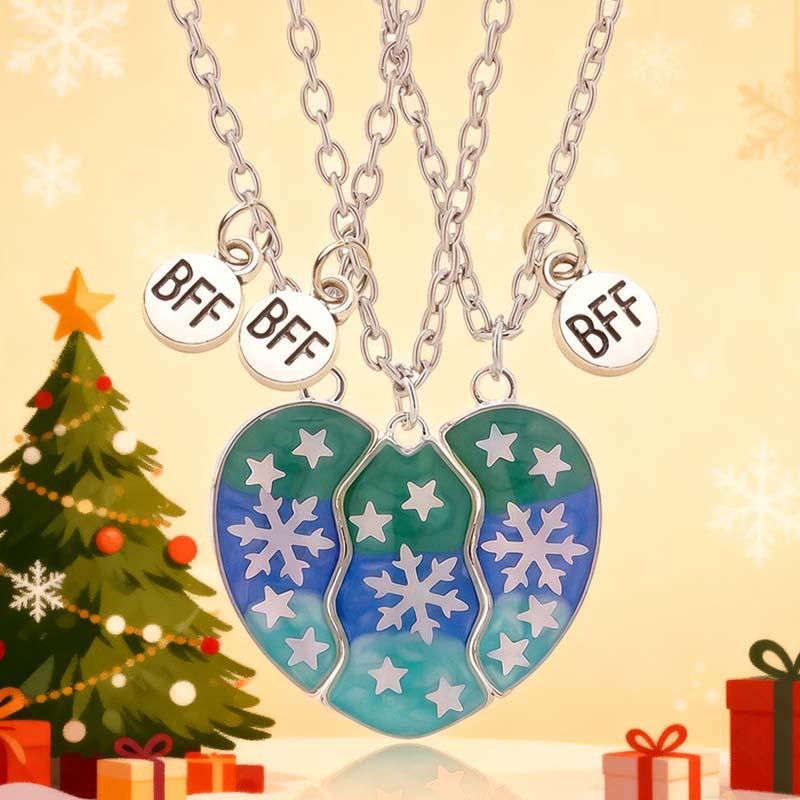 Fashion Best Friends Honey Love Couple Pendant Necklace Chain Choke Broken Heart BFF Good Friendship Jewelry Gift